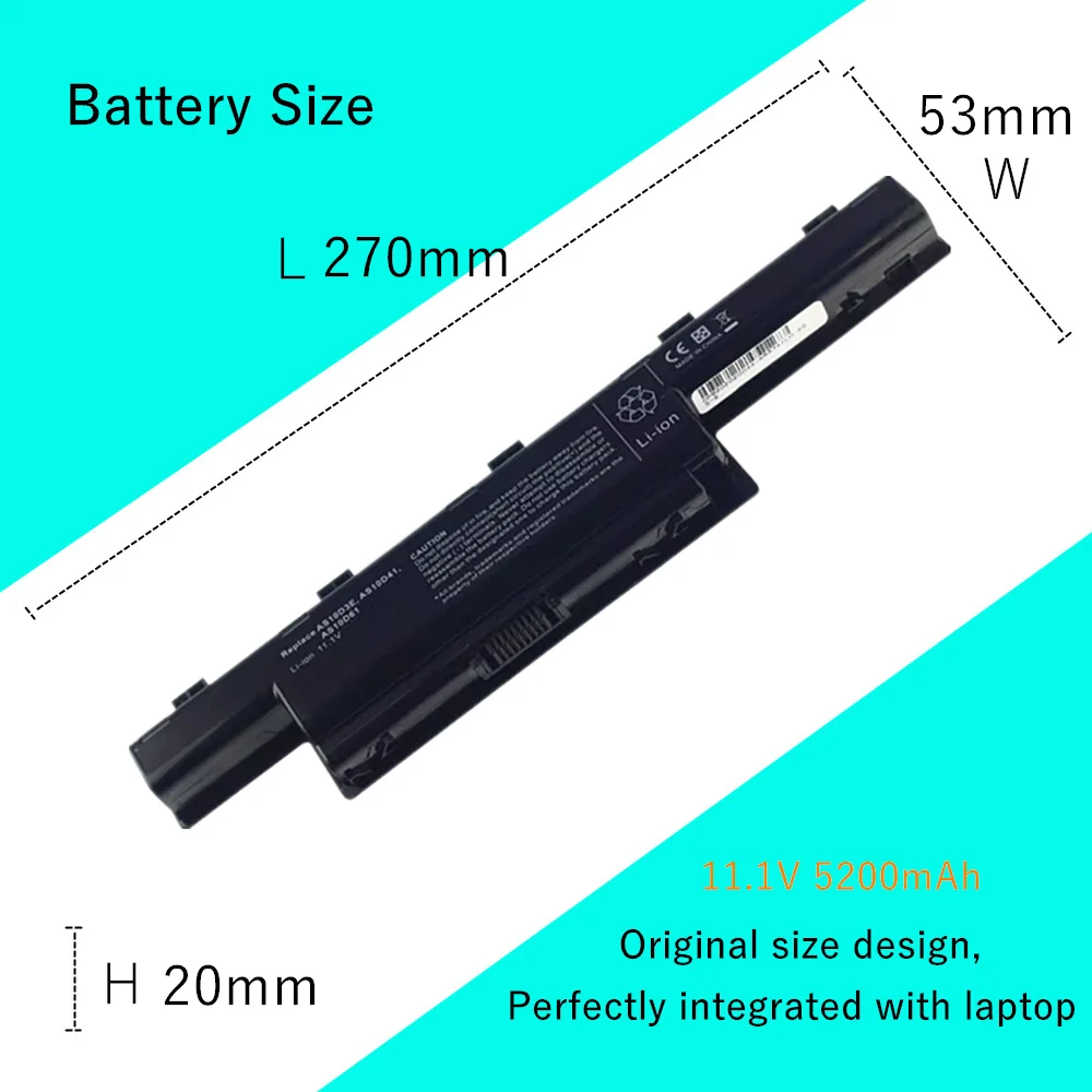 Laptop battery for Acer E1-471 AS10D81 E1-471G AS10G3E E1-571G AS10D3E V3-551G AS10D5E V3-571G