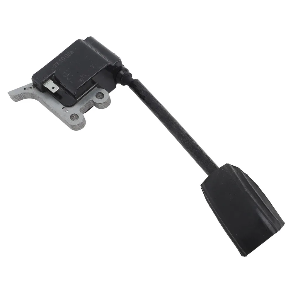 Black Ignition Coil Metal With Wire Solid State Ignition Coil High Voltage Output Compact for Husqvarna 243R 243RJ 543RBK 543RBS