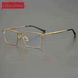 Men Titanium Optical Frame Prescription Crystal Gafas High Quality Gentlemen Eyewear for Blue Ray Block Progressive Lenses
