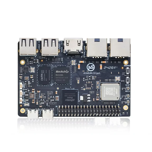 Banana Pi BPI-M1S Rockchip RK3528 Quad-core Cortex-A53 4GB 32-bit LPDDR4x 32GB eMMC 60fps 4K video Smart Single Board Computer