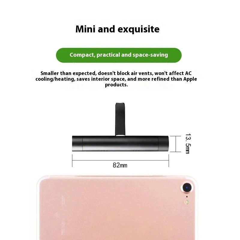 عطر السيارة مخصص تنفيس كليب أسطواني زيت طبيعي سيارة الناشر تنفيس كليب مع 1 عصي الملء للسيارات مكتب المطبخ