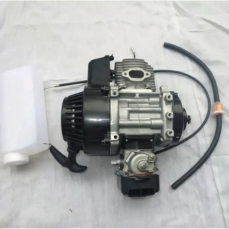 For 49CC 2 Stroke Mini Engine for Scooter Kart Modified Bicycle Small Sports Car Accessories Replacement Parts