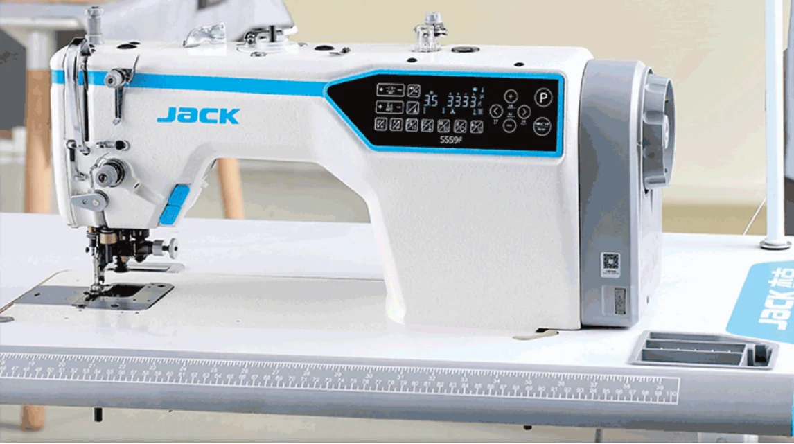 New and Original  5559F JK-5559F-W Side Cutter Stepping Computer Lockstitch Single Needle Straight Industrial Sewing Machine