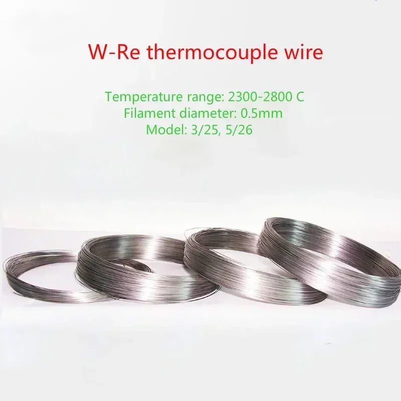 Tungsten Rhenium Wire Thermocouple Wire ( For Scientific Research Experiments)