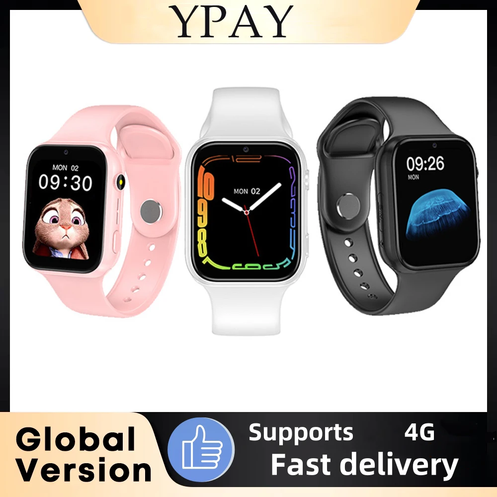 

Newest child Cellular Version Smartwatch 4G With Sim Card SOS WIFI Global Version Smart Ultra Watch for boys and girls gift ﻿