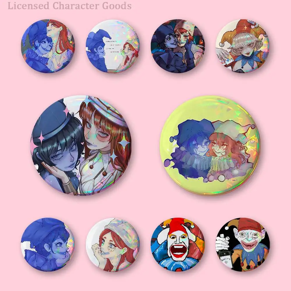 Blue Joker Jimbo B-Balatro Yuri HD Print Badges Pretty Round Display Brooches IP merchandise 32mm 58mm 75mm 44mm 25mm