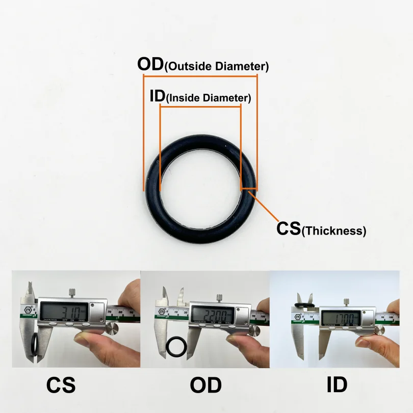 Insgesamt 3200 O-Ring CS1,0–3,1 mm Dichtungsscheibe, schwarzer NBR-O-Ring, Kfz-Reparatur, Sanitärdichtungen, ölbeständig, hohe Temperatur – Detail 7