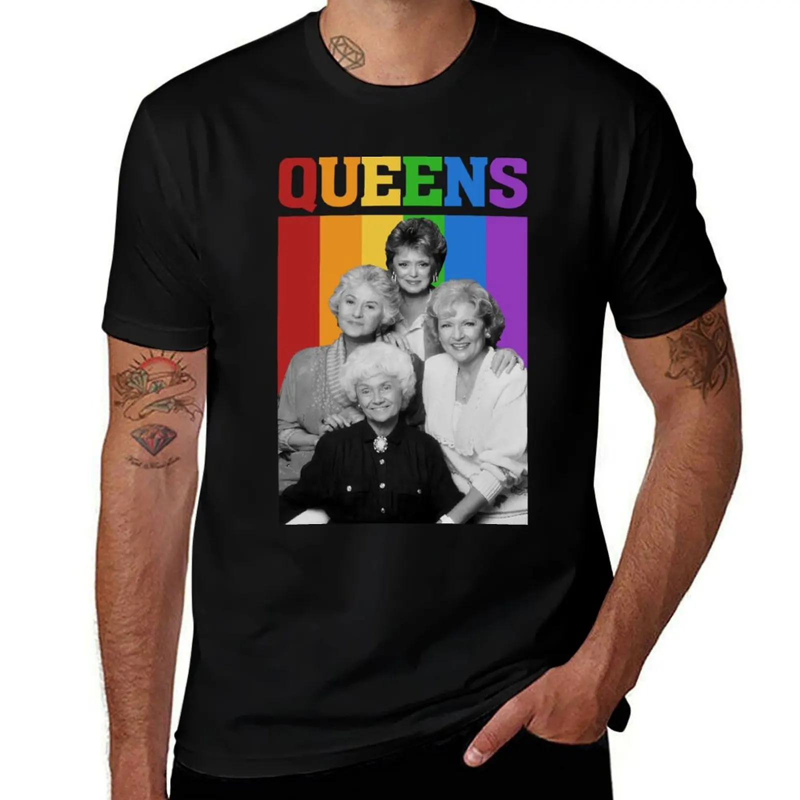 

The Golden Girls Queens Lgbt Vintage The Golden Girls Gift For You And Your Friendsa T-Shirt Personalized t-shirt Men's t shirts