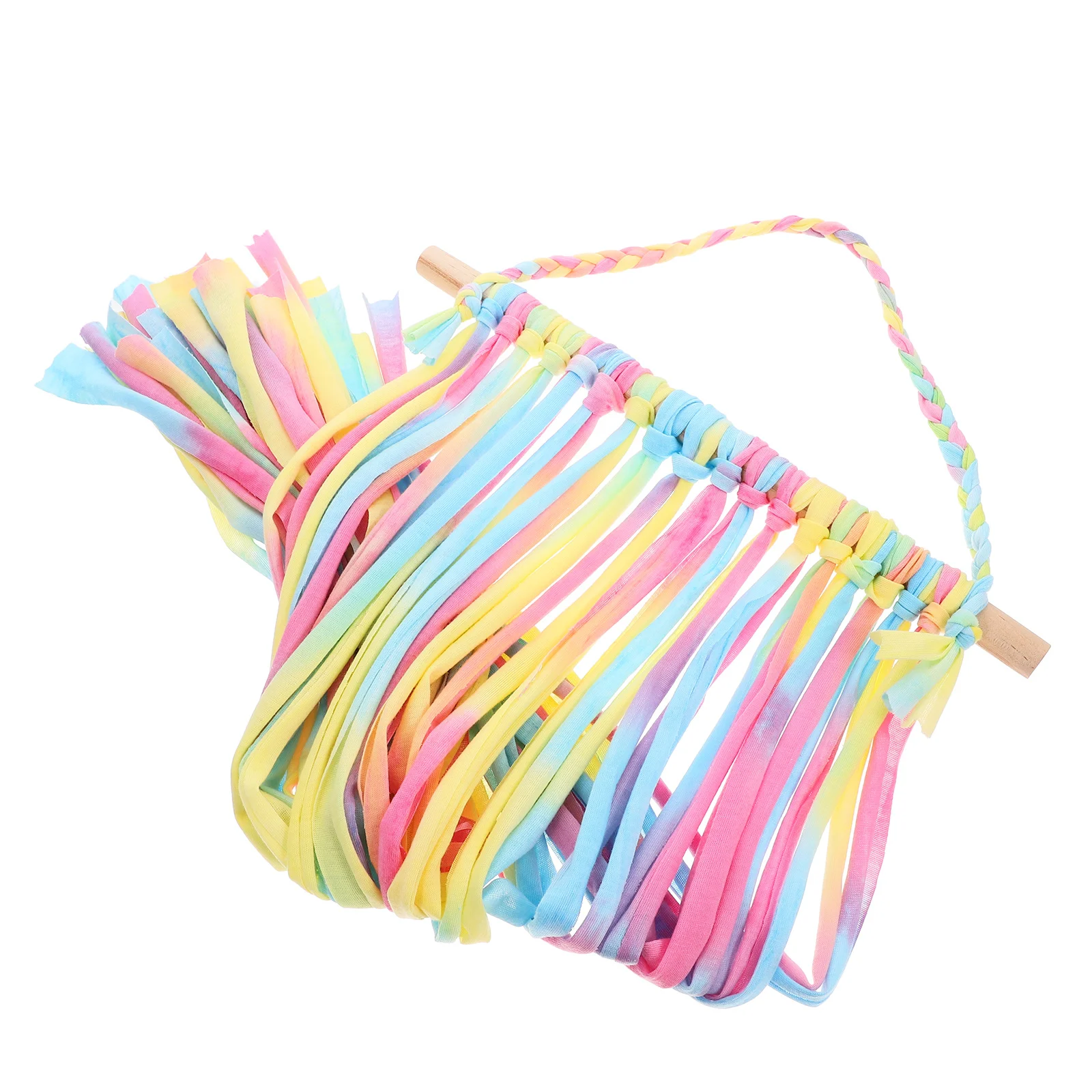 

Girls Hair Clips Holder Colorful Barrette Organizer Fringe Hairpins Storage Belt Headbands Bows Accessories Organizer