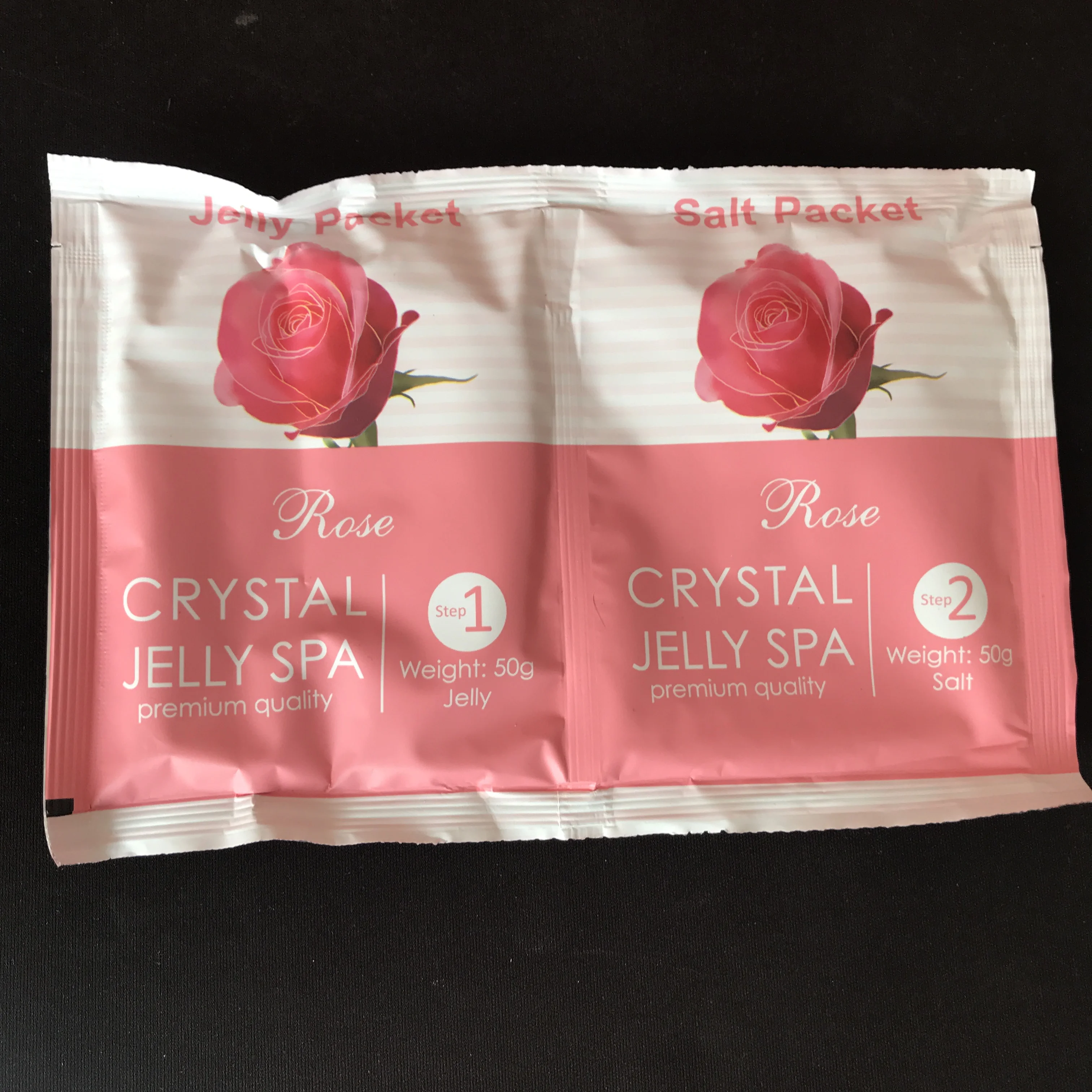 100g Rose Crystals Jelly Pedicure  Relaxing Bath Sea Salts SPA