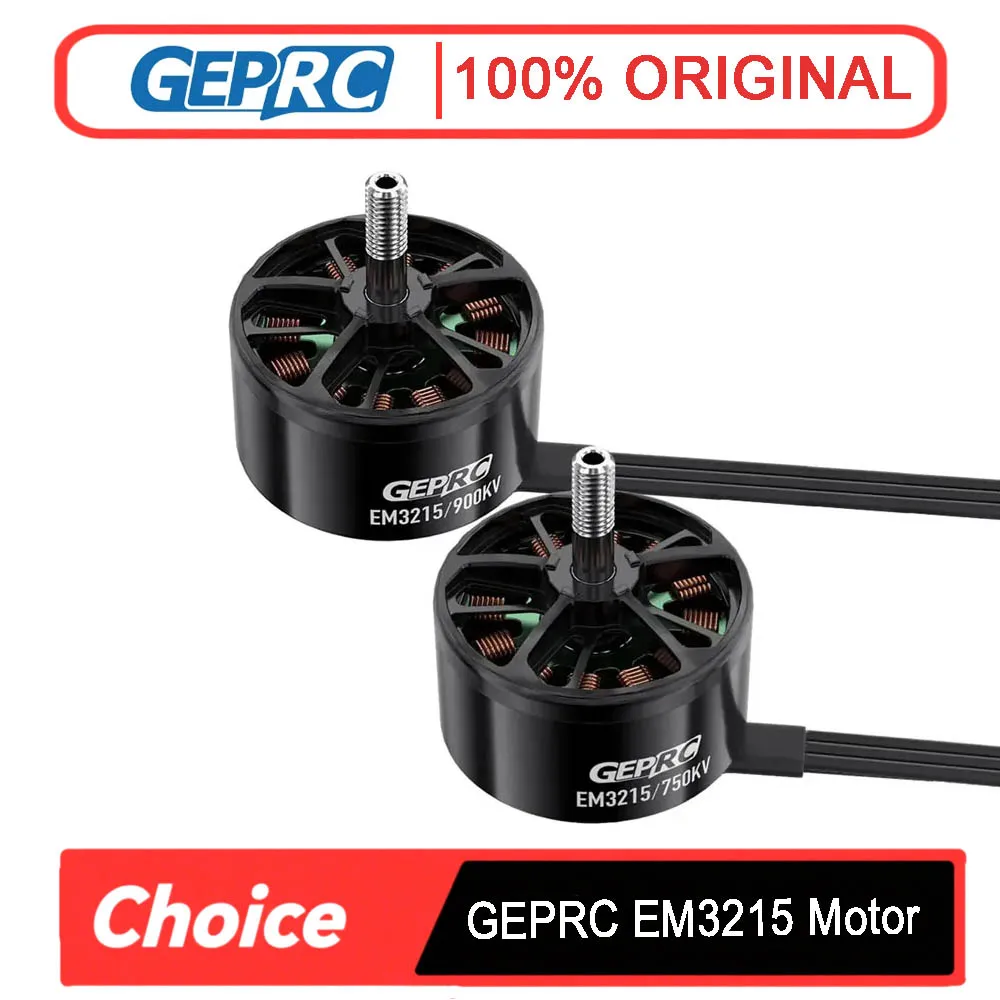 

GEPRC EM3215 Brushless Motor (900KV/750KV Options) - for 9-10" Long-Range FPV Drones, DIY FPV Quads/Freestyle