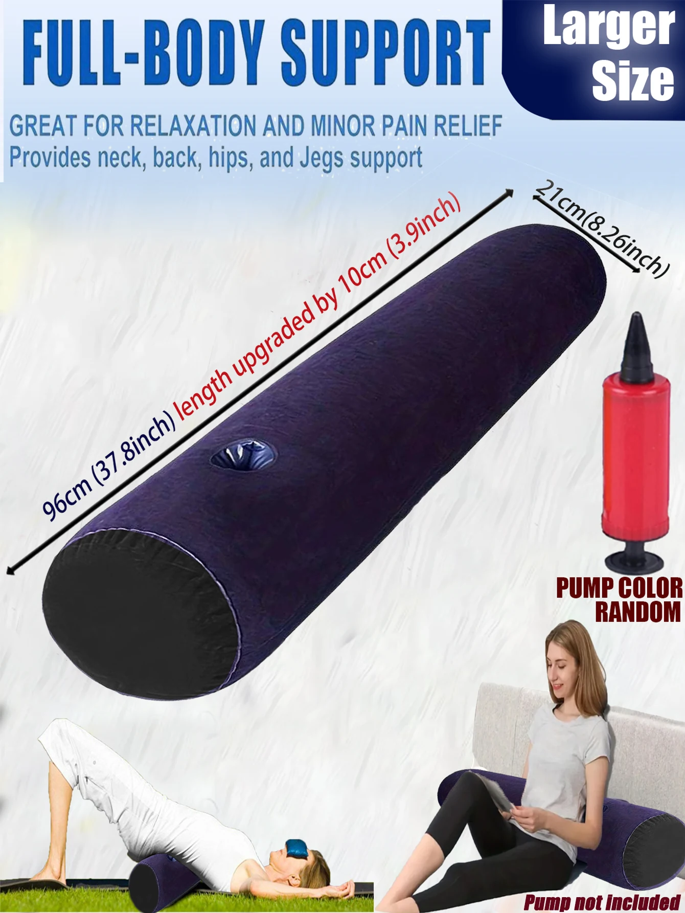 وسادة أسطوانية قابلة للنفخ للزوجين متعددة الوظائف، وسادة تحديد المواقع على شكل حرف G للسيدات، دعم القضيب المحمول