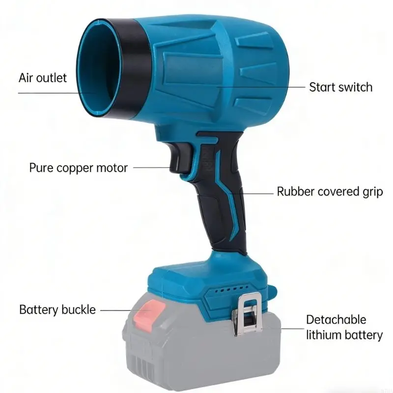 

ABS произвела ручную воздуходувку мощностью 1100 Вт с регулируемой скоростью для гаража 87HA сарая