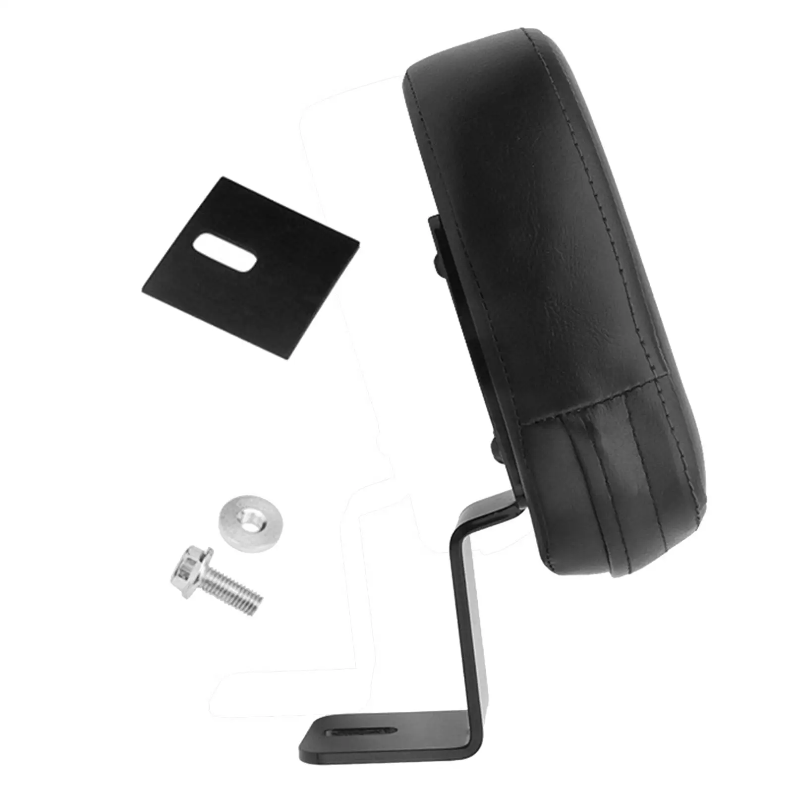 Motorcycle Driver Backrest Pad Easy to Install Spare Parts Motorcycle Sissy Bar