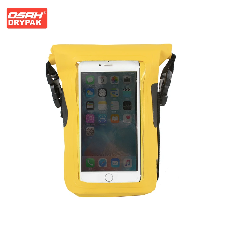 OSAH Yellow Motorcycle Bag 3L Multifunctional Waterproof Phone Bag Waist Bags Crossbody Bag Riding Gears Package Touch Screen