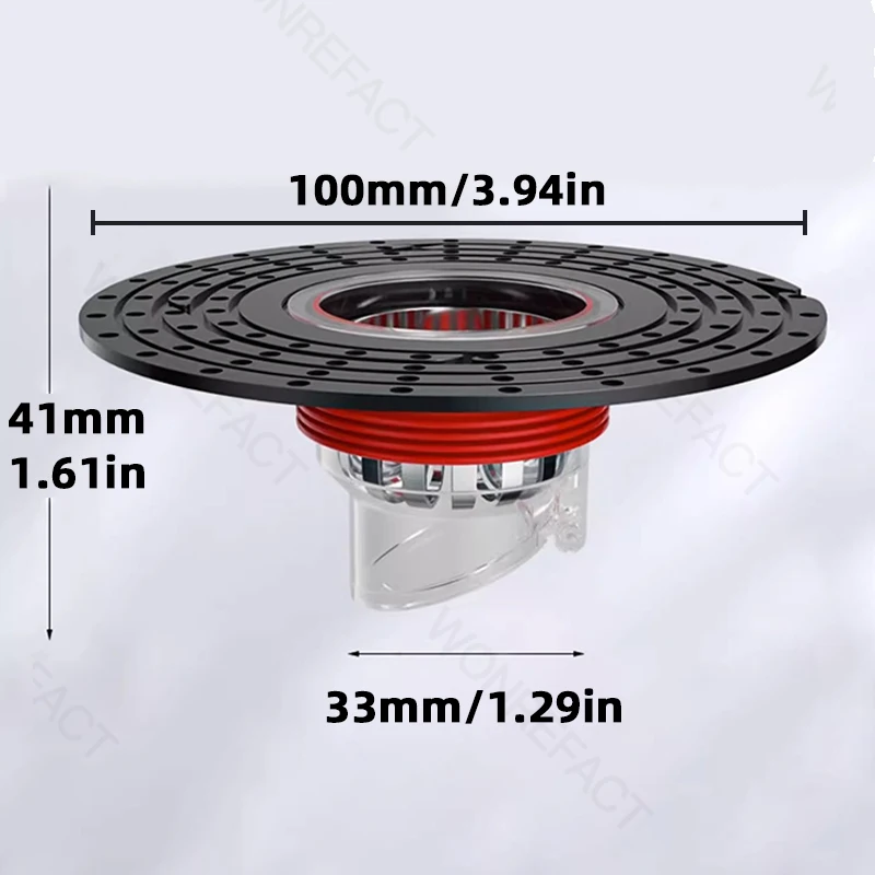 Anti Clogging Floor Drain Core  Shower Floor Strainer Cover Toilet Sewer Anti Odor Plug  ABS No Smell Bathroom Toilet view 6