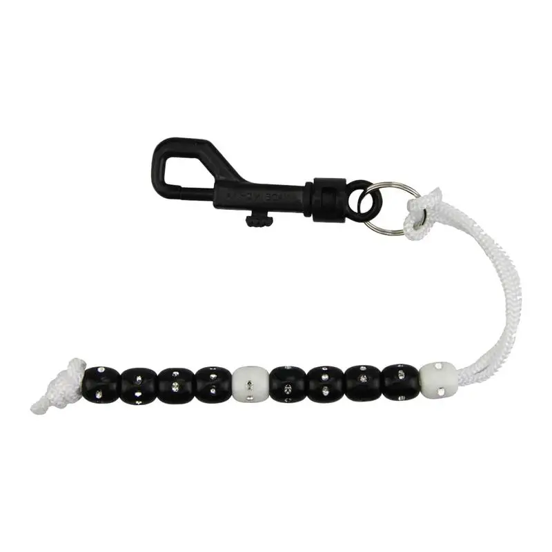 

Golf Score Counter Golf Counter Bracelet Putting Score Counter Training Accessories Golf Beads Score Counter With Clip For Golf