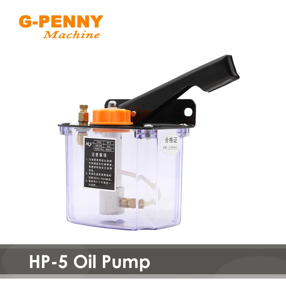 

G-PENNY Oil pump M8X1 φ4mm Manual Injection Pump Lubrication Systems Oiler For CNC Engraving Router Machine