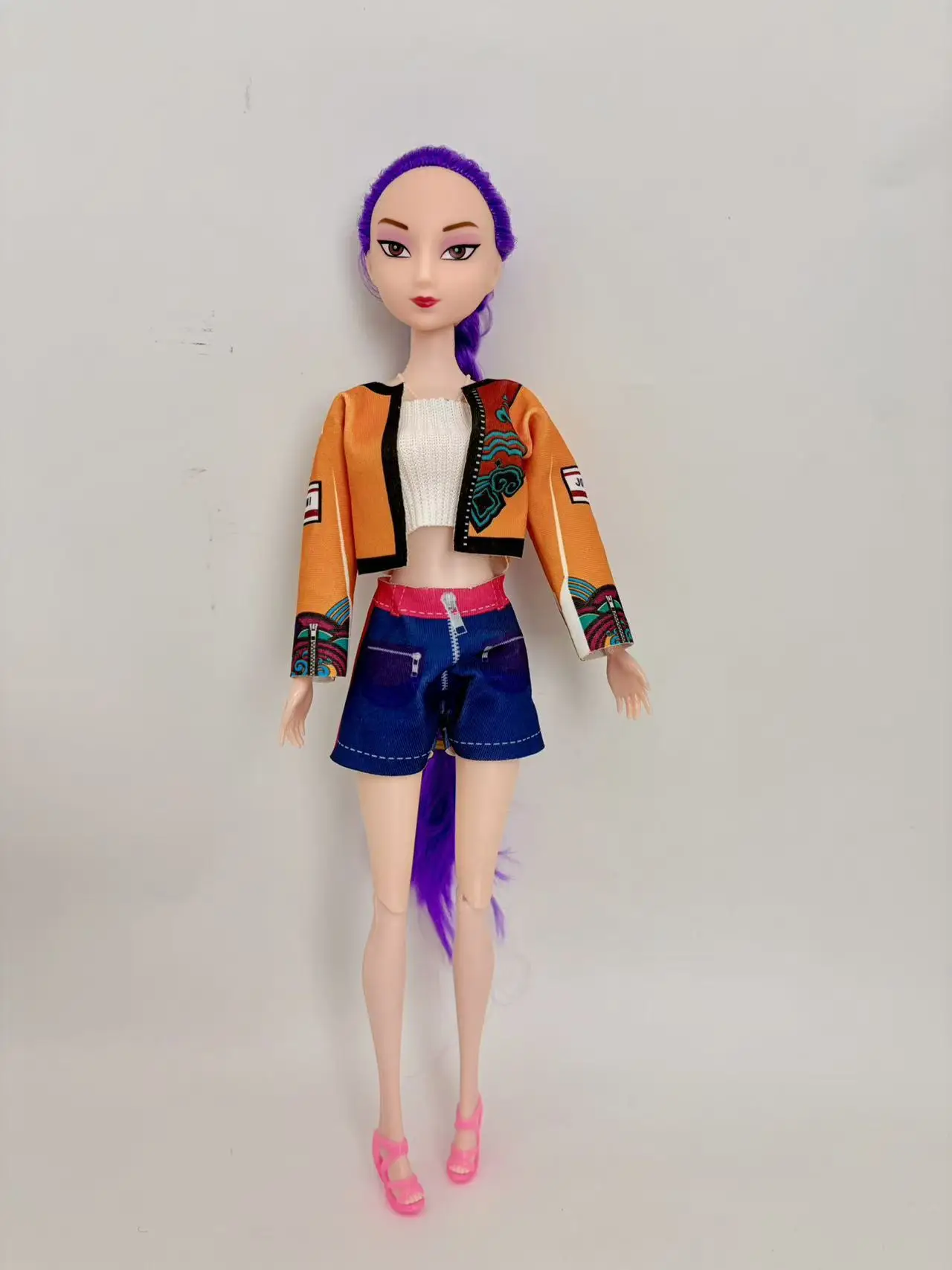 2026 New Girl Gift Idol-style long-haired posable doll, fully jointed × mix-and-match outfits, perfect birthday surprise view 4