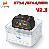 New Vgate iCar Pro ELM 327 V2.3 OBD 2 Car Diagnostic Tools WIFI Bluetooth 4.0 for Android/IOS BT3.0 for Android OBD2 Car Scanner