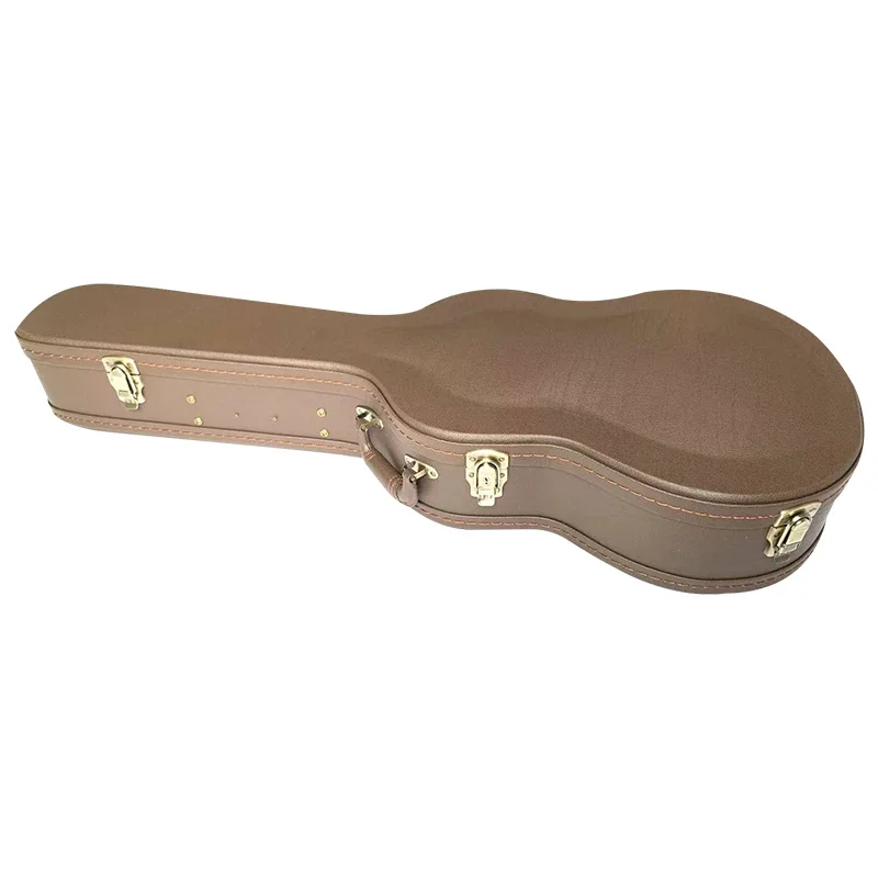 

Guitar Wooden Electric Bass Pvc Leather Lp Guitar Hard Case Music Instrument Bags & Cases
