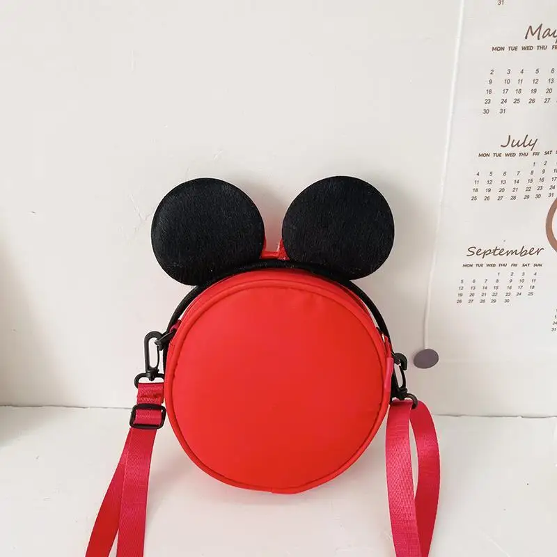 MINISO Disney Girl Messenger Bag Shoulder Cute Cartoon Mickey Coin Purse Purses and Handbags  Bag for Women  Luxury Bag