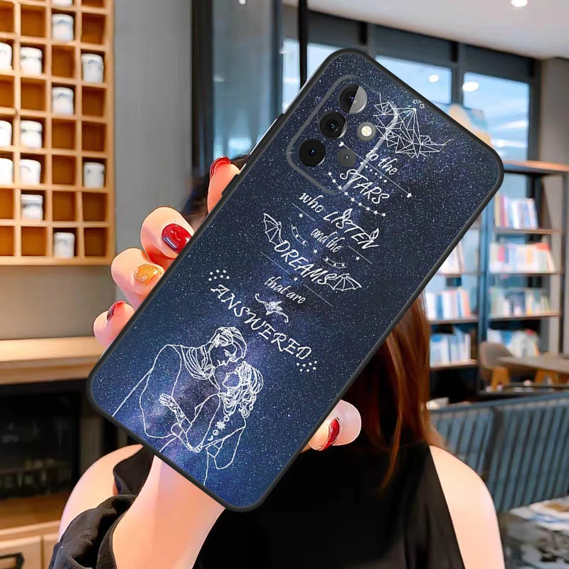 Fury Sarah J Maas A Court of Mist Case For Samsung Galaxy A14 A34 A54 A52 A32 A42 A22 A12 A51 A71 A13 A33 A53 A52S Cover