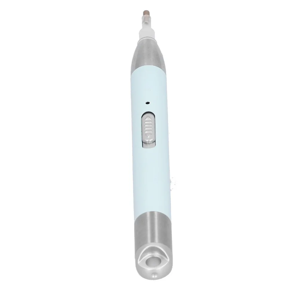 

USB Charging Drill Pen 6X Replacement Heads Matcha Green USB Chargable Pen Storage Box Diamond Painting Tool Rhinestone Dotting