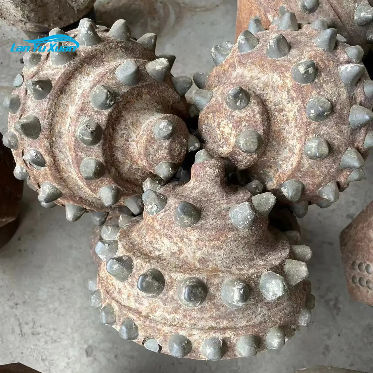 Rock Tricone mata bor pabrik IADC537 10 inci 8 3/4 inci 50 produk panas besi 2019 alat pengeboran penempaan air sumur ANBIT