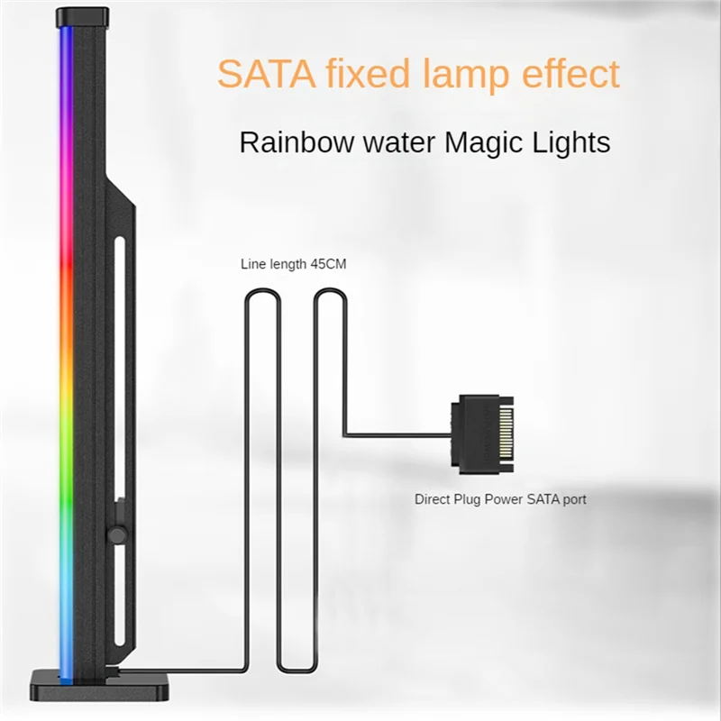 Upgraded Graphics Card Bracket SATA Colorful GPU Support Bracket GPU Video Card Stand Holder Chassis Decoration