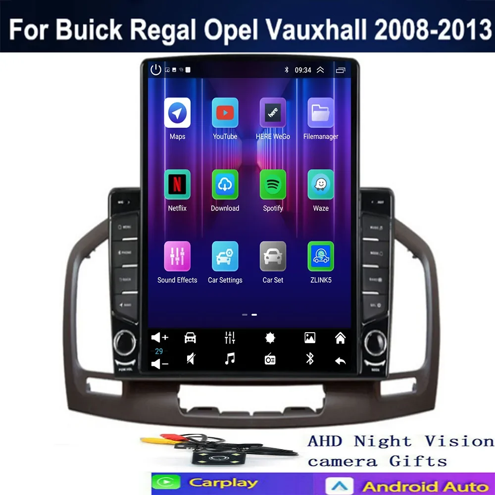 Car Radio Carplay Android 14 For Opel Insignia 2008 - 2012 For Buick Regal 2009 - 2013 Navigation GPS Stereo 4G Wifi No 2din DVD - view 3