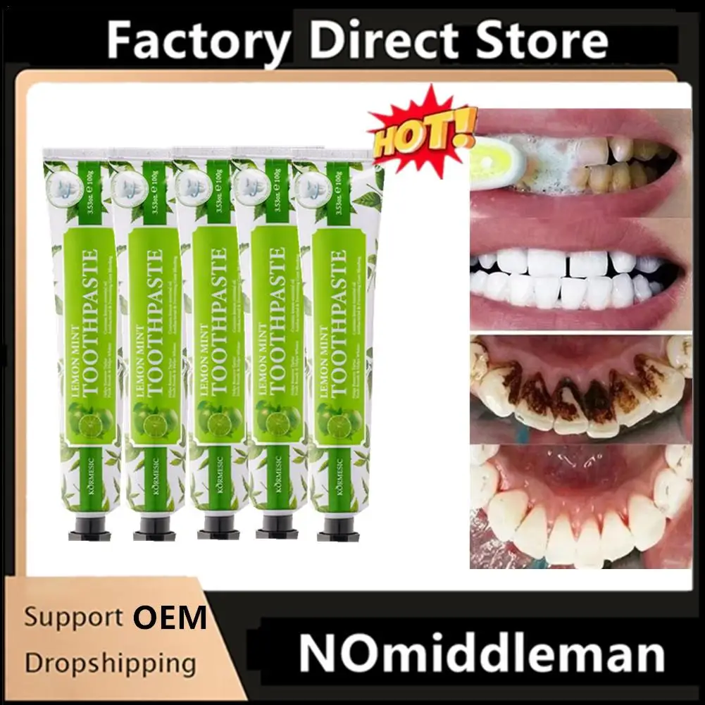 

1/3/5Pcs Remover Dental Calculus Whitening Teeth Mouth Odor Removal Bad Breath Preventing Periodontitis Toothpaste Teeth Care