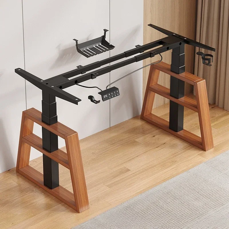 Double beam desk computer table bracket e-sports lifting table rack