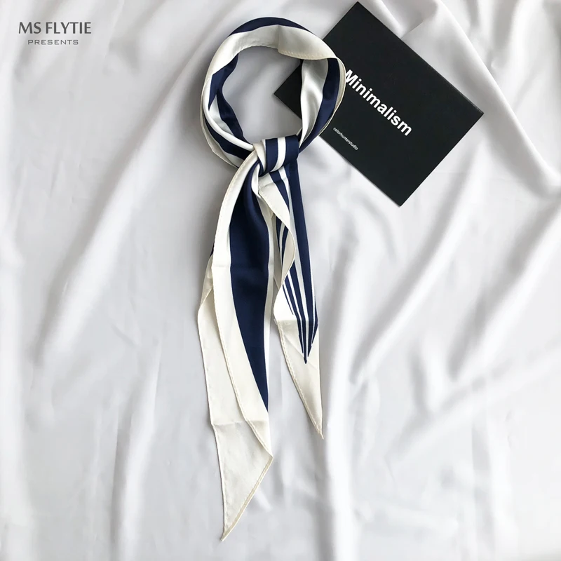 MS.FLYTIE Four Seasons Matching Scarf Female Multi-functional Korean Version Simple Geometric Decoration Diamond Shaped Scarf