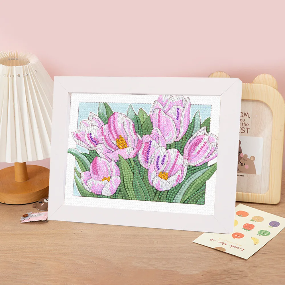 

Children's Cartoon Diamond Drawing - New Handmade Paste Diamond Drawing 5D DIY Diamond Painting Flower Christmas Gift