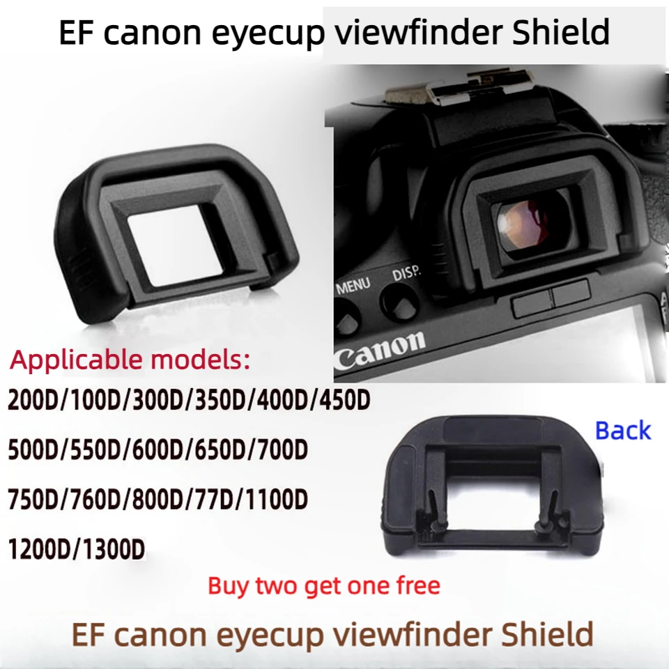 EF Eyepiece Camera Rubber Eyecup Viewfinder for Canon 450D 500D 550D 600D 650D 700D 750D 760D 800D 77D 100D 1000D 1100D 1300D