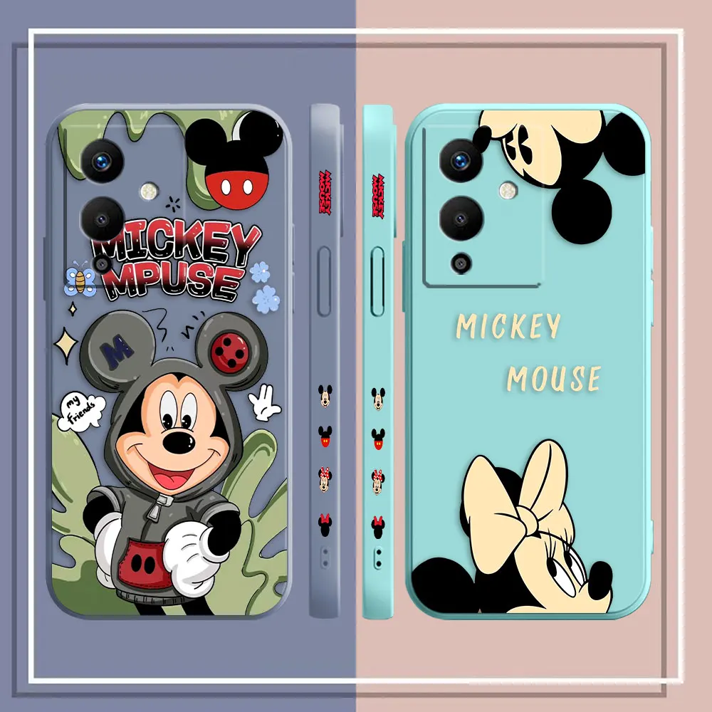 Funny M-Mickey Mouse Phone Case For Infinix SPARK NOTE 30 10 11 12 G96 8 SMART 5 6 7 POVA 3 4 PRO Silicone Case Funda Shell Capa