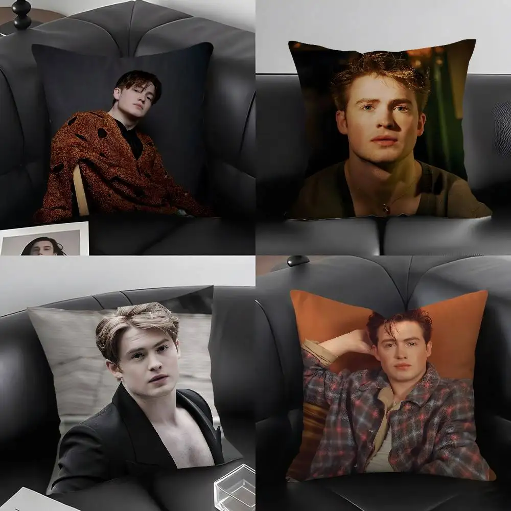 

Pop Singer K-Kit C-ConnorS Pillow Case Soft Plush Fabric Double Sided Print Decorative Home Living Room Gift Cushion Cover