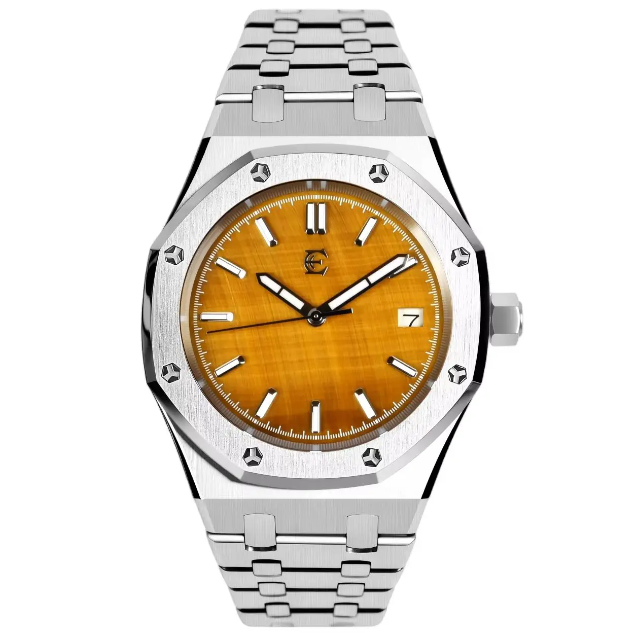 ENITON Exotic Stone Dial Mechanical Wristwatch 316L Steel 9015 Automatic Meteorite Malachite Luxury Stone Limited Edition Watch