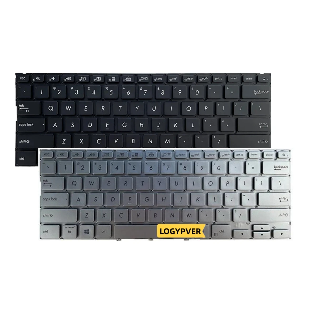 US Keyboard for ASUS Zenbook 14 UX433 UX433F UX433FA UX433FN UX433FL UX434 U4300F Laptop English Black Silver Backlit