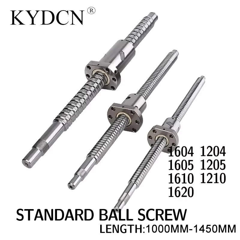 SFU1204 SFS1205 SFS1210 SFU1604 SFU1605 SFU1610 SFE1616 SFS1620 C7 Ball screw Length 1000-1450mm single-nut ball screw