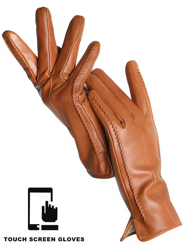 Women's sheepskin gloves winter warm plus velvet short thin touch screen driving color women's leather gloves good quality -2226 - Image 31