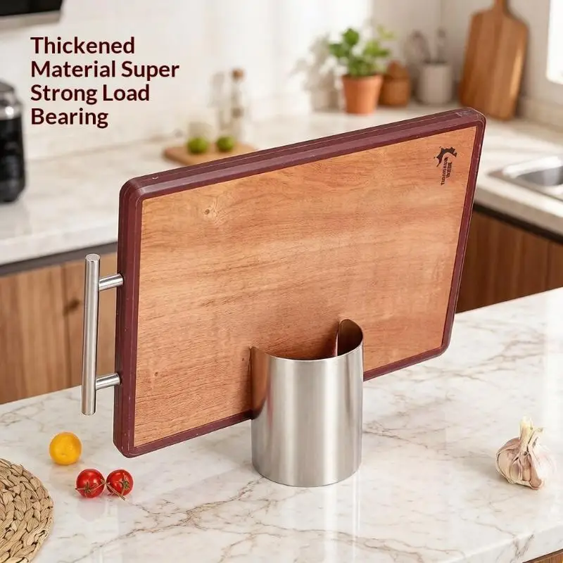 Stainless Steel Soup Ladle Holder 2Thickened Material Sturdy Construction Multi Functional Kitchen Utensil Rack For Home Cookin