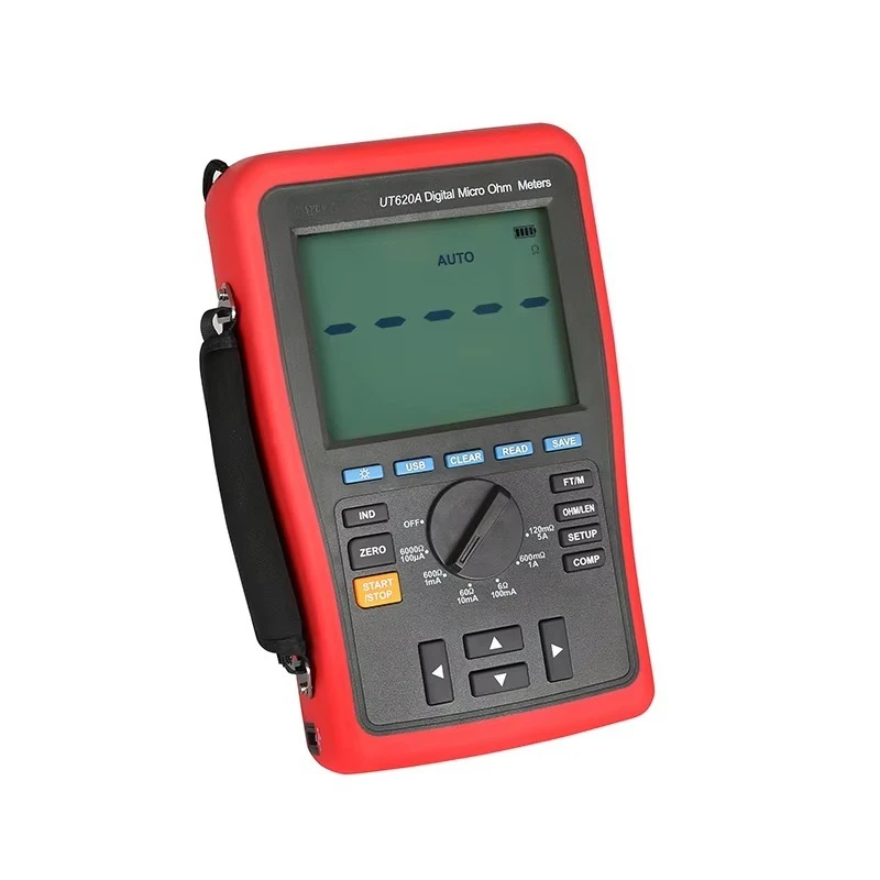 UT620A High Quality DC Low Resistance Tester Digital Micro-ohmmeter for Inspection Use 0.25% Accuracy IP55 Protection