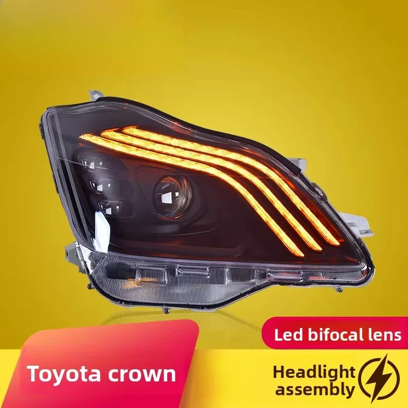 12th Generation for Crown LED Headlight Assembly Modified Style LED Daytime Running Lights Turn Signals New