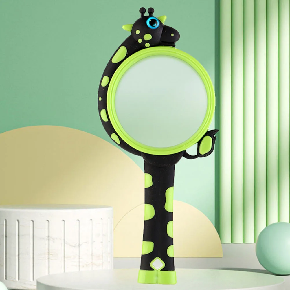 แว่นขยายยีราฟน่ารักสำหรับเด็ก แว่นขยายอ่านหนังสือที่แข็งแรง มองเห็นชัดเจน เครื่องมือสำรวจวิทยาศาสตร์แบบพกพาสำหรับเด็ก