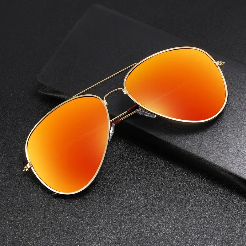 New Fashion Classic Glasses for Men Aviator Metal Frame Outdoor Sports Eyewear Anti-UV Driving Sunglasses Glasses