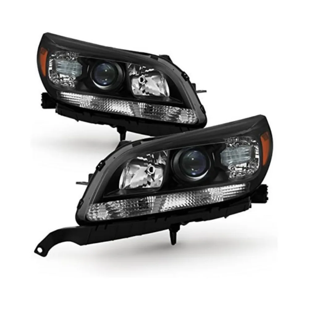 1 Pair 2 Piece Headlight Head Light for Chevrolet Chevy Malibu 2013 2014 2015