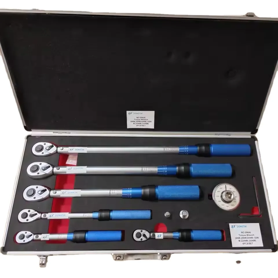 NO.054(4) Torque Wrench (6NM,25NM,60NM,120NM,220NM,330NM) 6PCS/SET