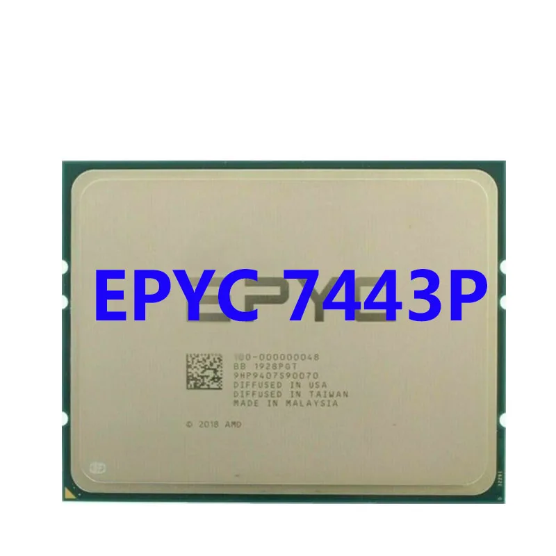 

Процессор EPYC 7443P, 2,85 ГГц, 24 ядра, 48 потоков, 128 МБ кэш-памяти, 200 Вт, SP3, стеллаж для серверной материнской платы Sigle 1PU/DDR4-3200 МГц